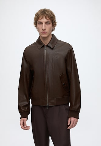 Calvin Klein Jeans Jacke in Braun: Vorderseite