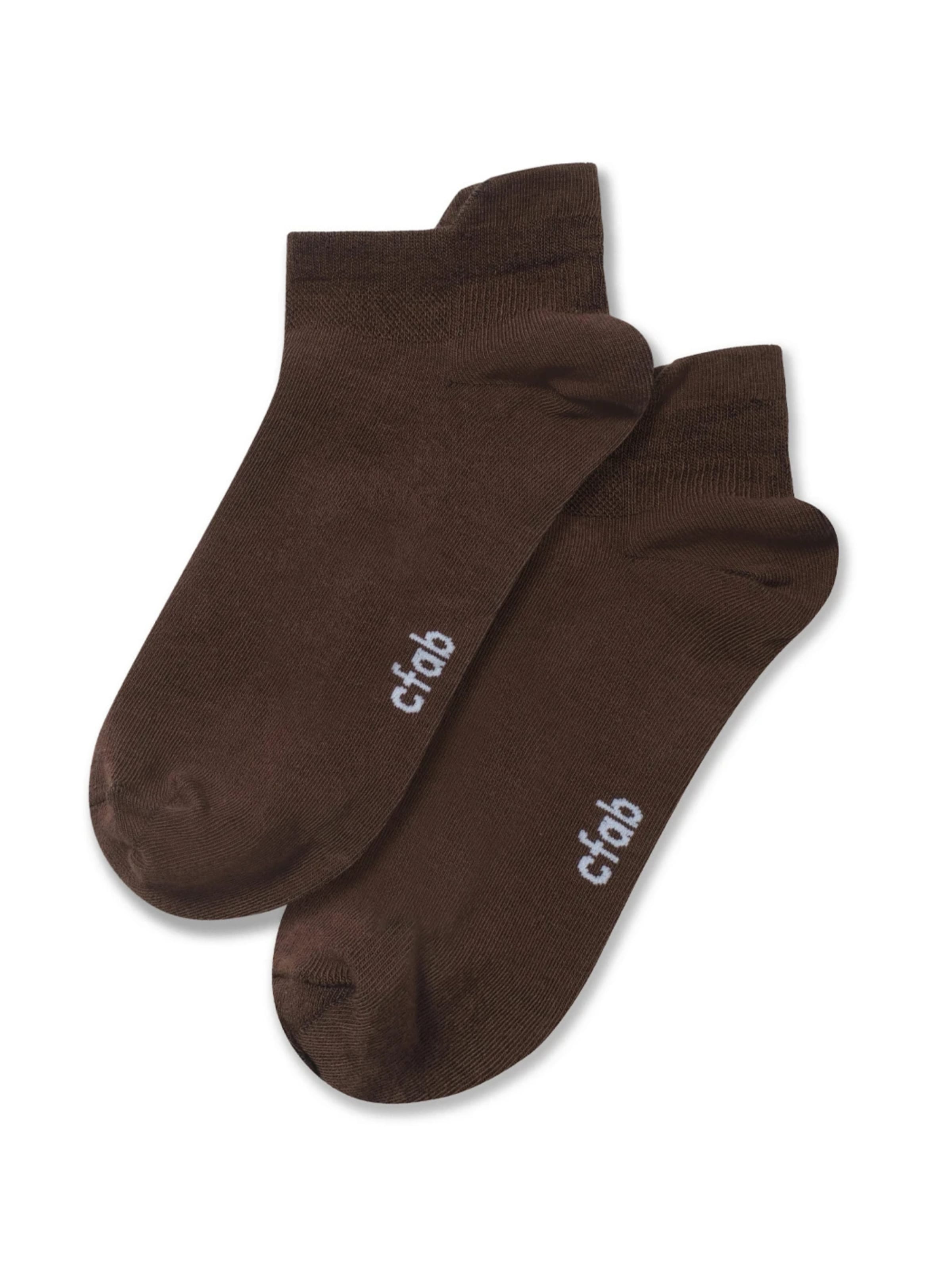 cfab (formerly creamy fabrics) Socks '4er-Pack Sneaker Socken' in Brown: front