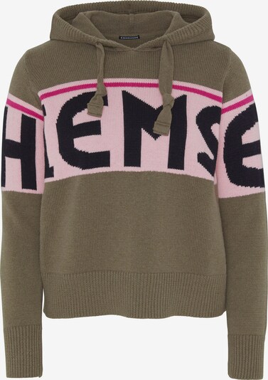CHIEMSEE Sweatshirt in oliv / pink, Produktansicht