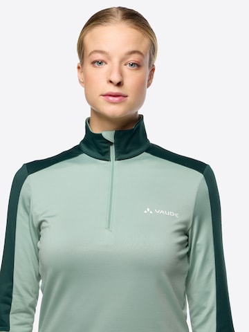 VAUDE Sports sweater 'Livigno' in Green