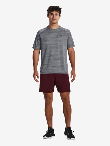 UNDER ARMOUR Performance Shirt 'Tiger' in Grey