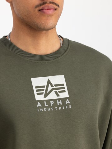 ALPHA INDUSTRIES Mikina - Zelená