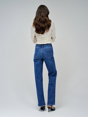 Coupe slim Jean Salsa Jeans en bleu