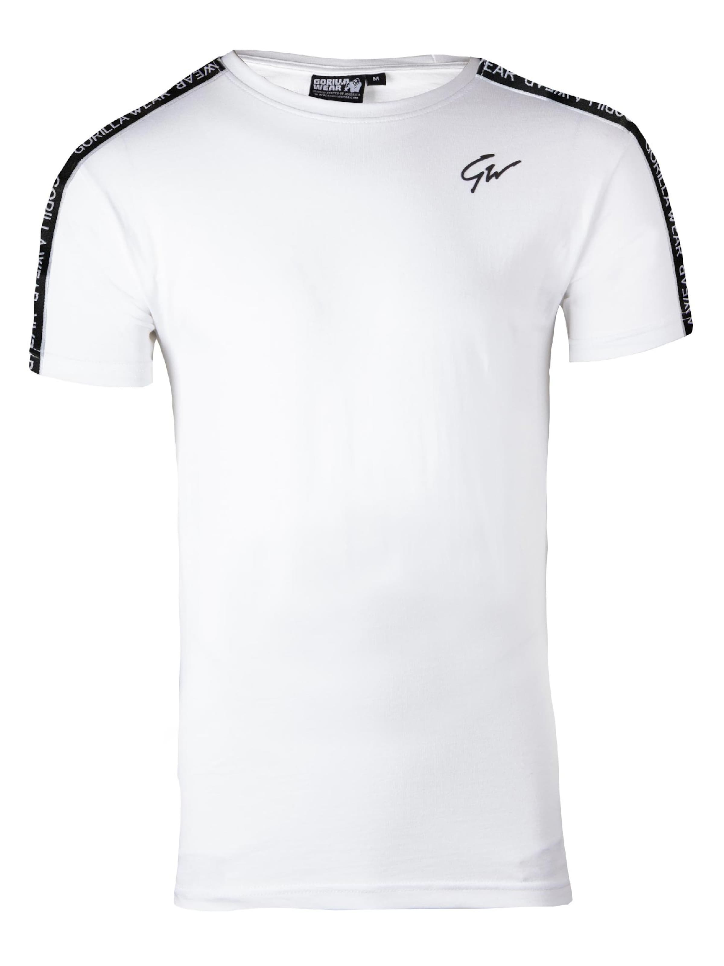 Gorilla Wear Performance Shirt 'Chester ' in White: front