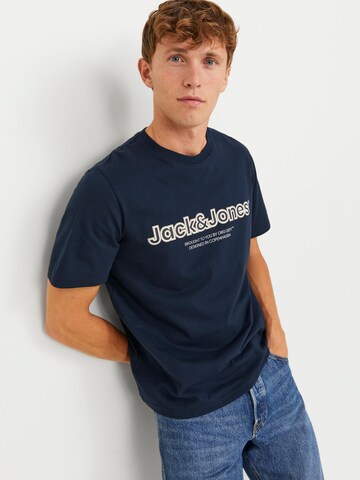 JACK & JONES Bluser & t-shirts 'LAKEWOOD' i blå