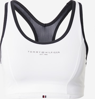 Tommy Hilfiger Sport Bustier Sport-BH 'ESSENTIALS' in Weiß: predná strana