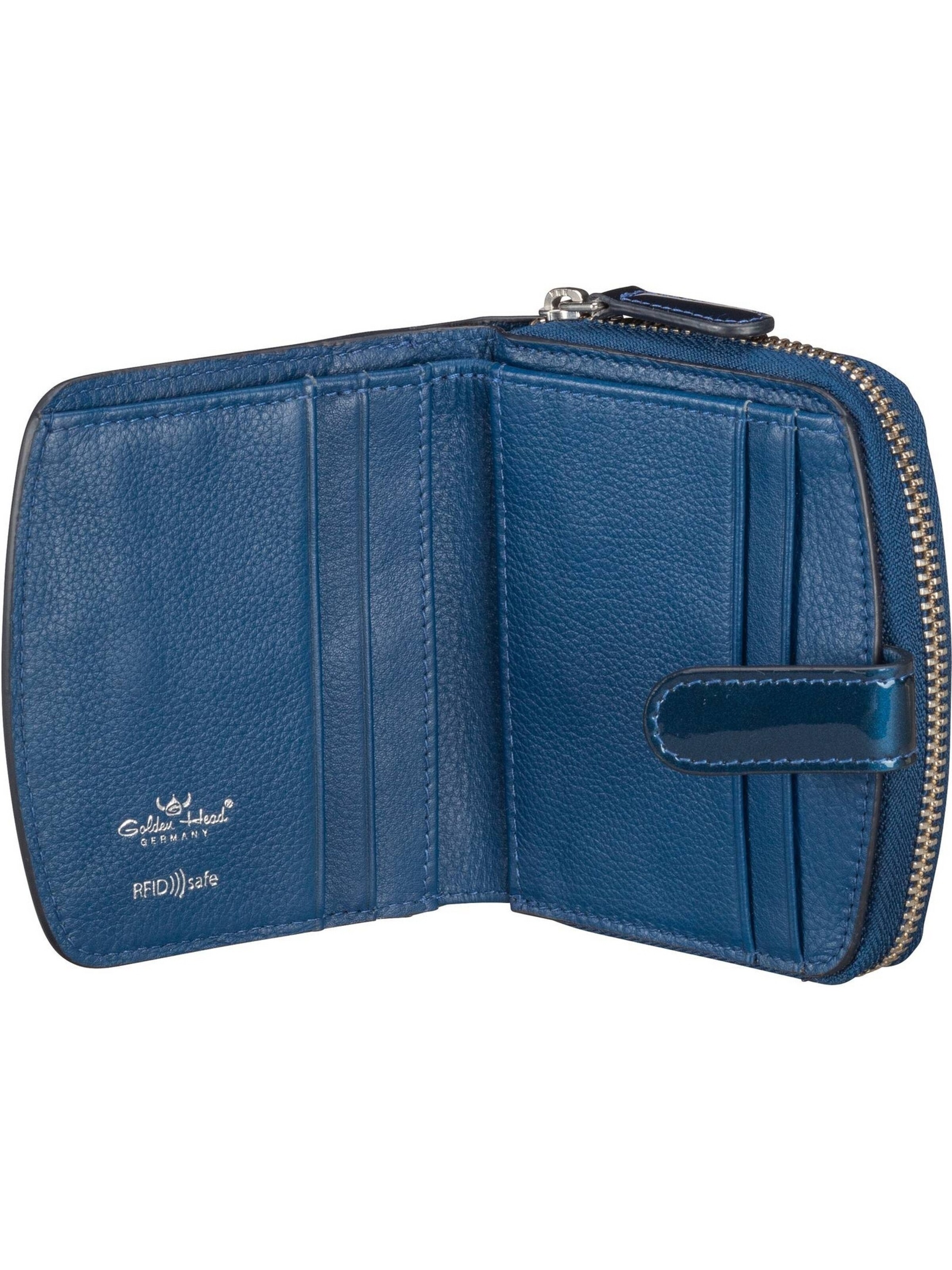 Porte-monnaies 'Carrara' GOLDEN HEAD en bleu