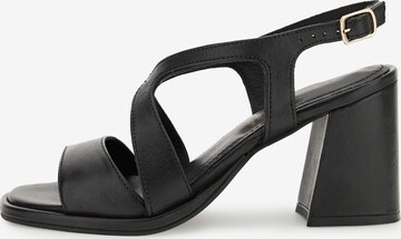 Sandales CAFè NOIR en noir : devant