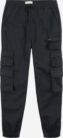 Abercrombie & Fitch Zwężany krój Spodnie w kolorze czarny: przód