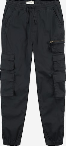 Tapered Pantaloni de la Abercrombie & Fitch pe negru: față