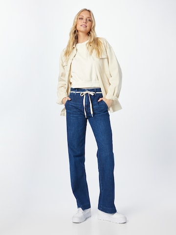 Dawn Wide leg Jeans i blå