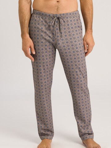 Hanro Pajama Pants ' Night & Day ' in Beige: front