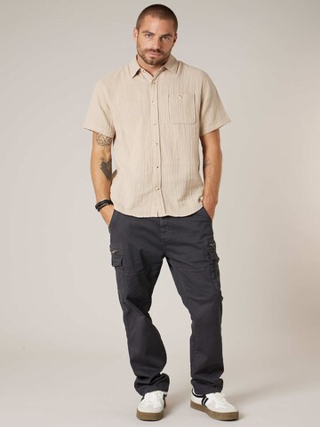 Deeluxe Regular fit Overhemd 'Squizz' in Beige: voorkant