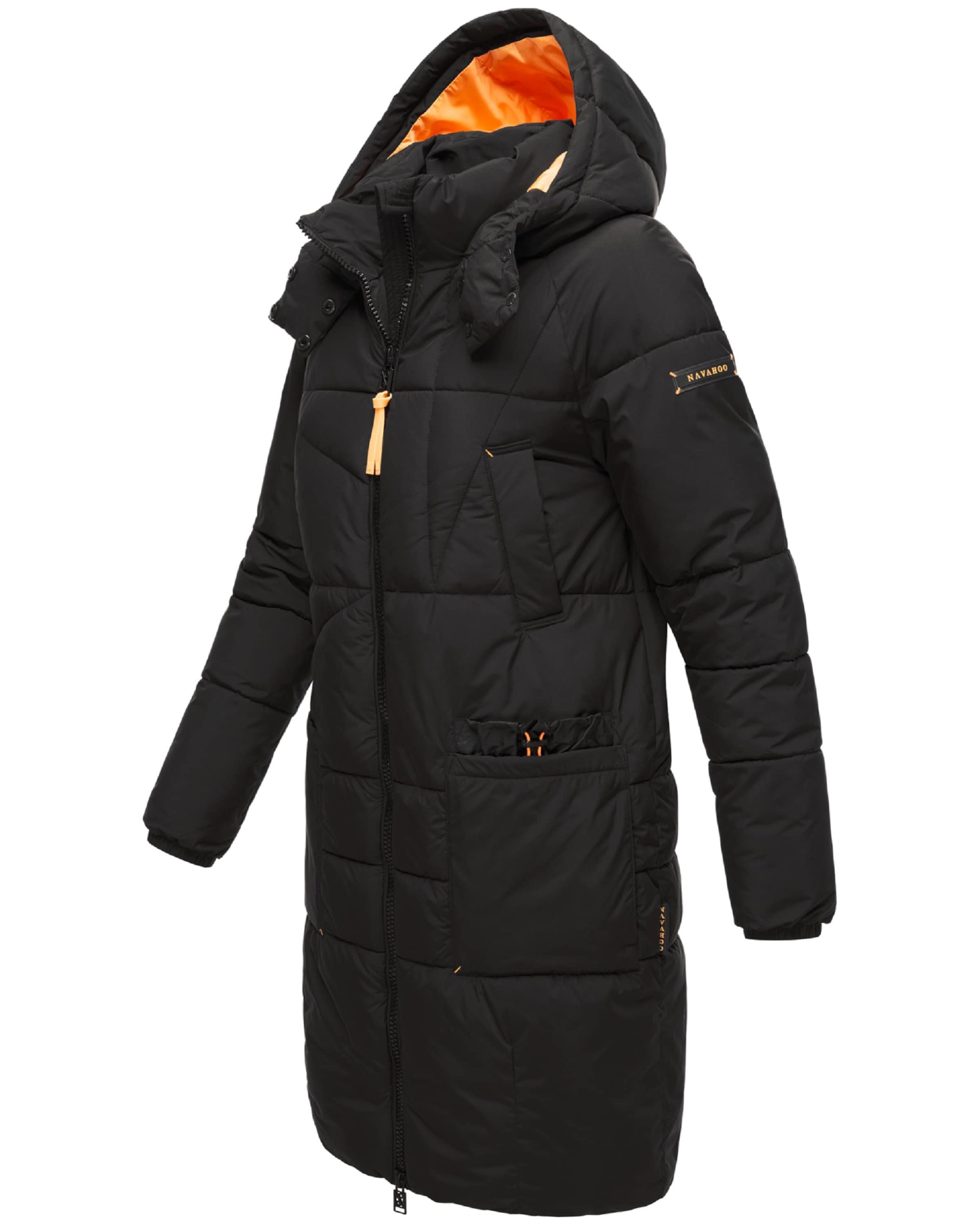 NAVAHOO Vinterkappa 'Bliblablubb 14' i svart