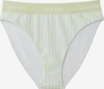 Regular Bas de bikini Calvin Klein Swimwear en vert : devant