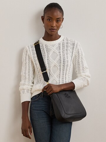 Lauren Ralph Lauren Torba za čez ramo 'CAMERYN 27' | črna barva