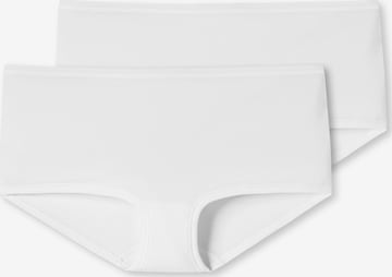 SCHIESSER Boyshorts '95/5' in White: front