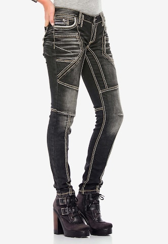 CIPO & BAXX Regular Jeans in Schwarz