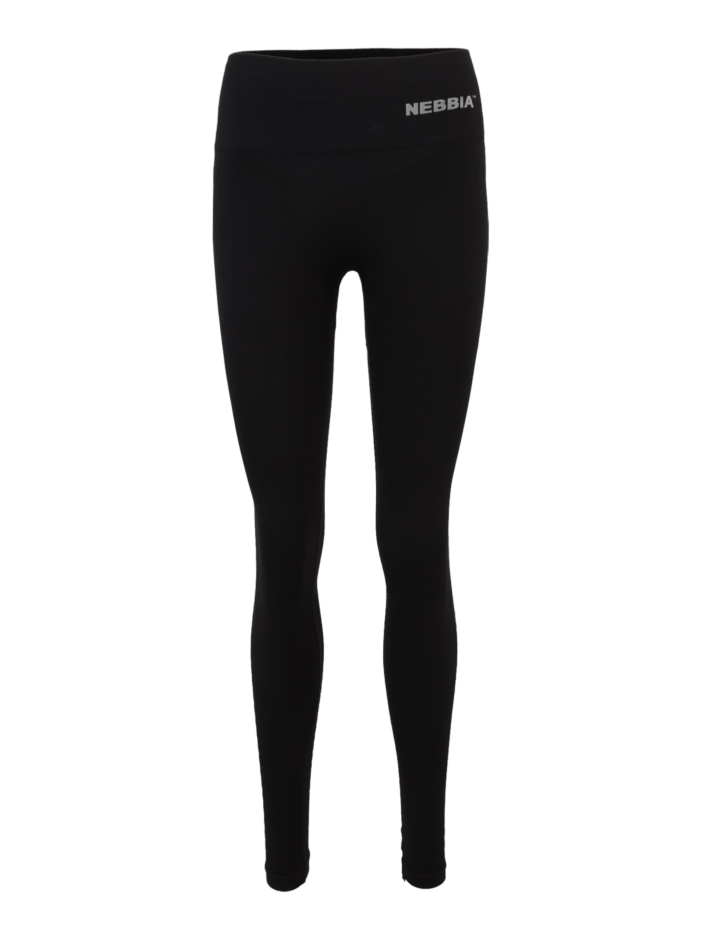 NEBBIA Skinny Sporthose in Schwarz: Vorderseite