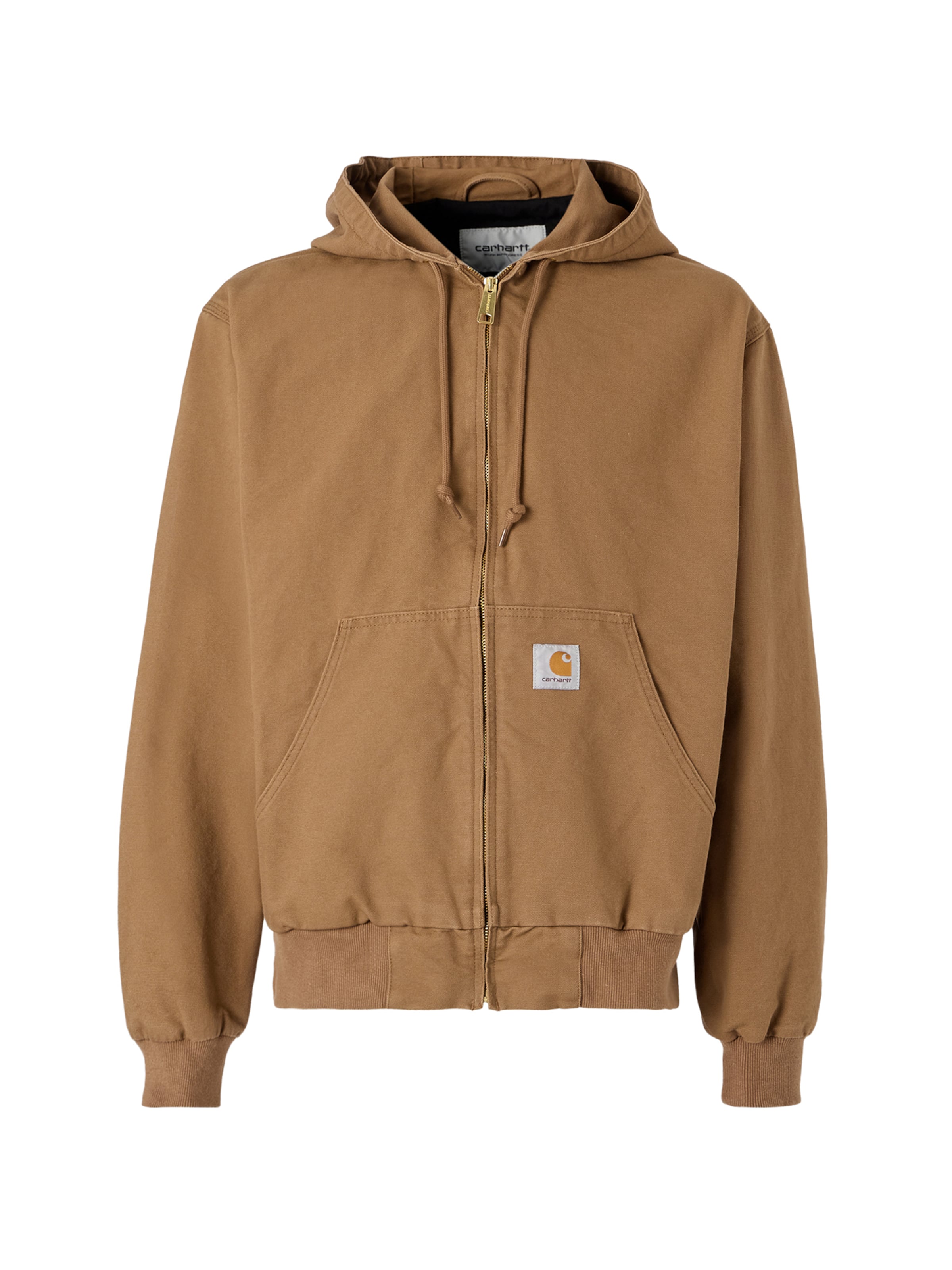 Carhartt WIP Φθινοπωρινό και ανοιξιάτικο μπουφάν σε καφέ: μπροστά