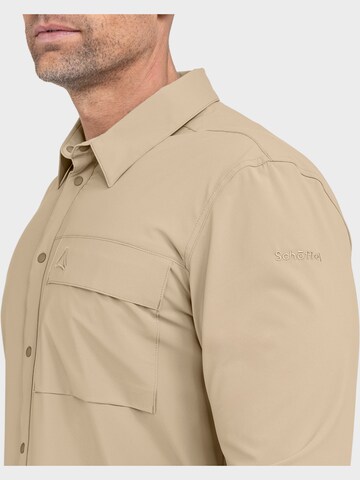 Schöffel Regular Fit Hemd 'Dunajec' in Beige