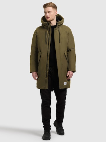 Cappotto invernale 'Anth2' di khujo in verde