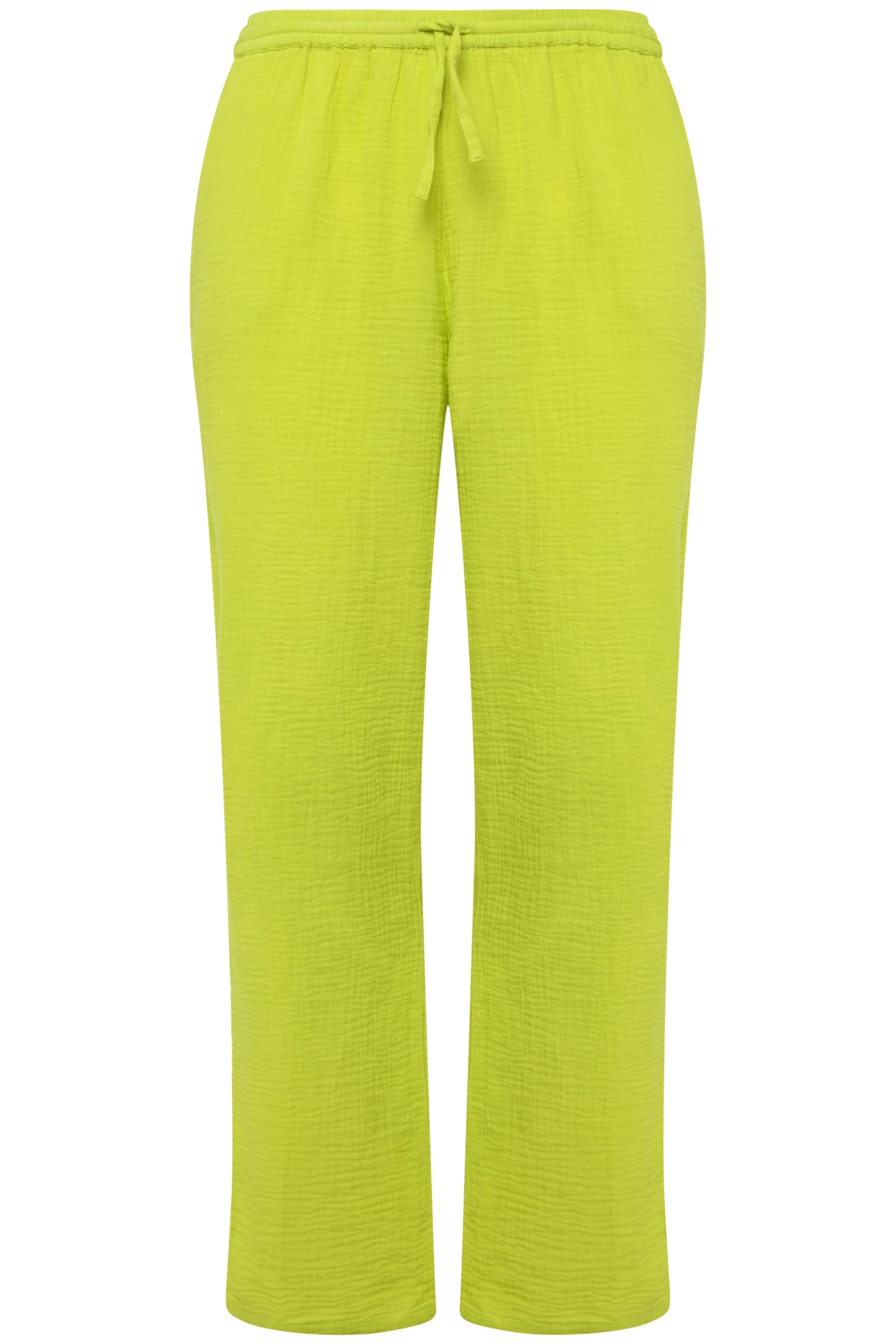 Ulla Popken Loosefit Broek in Groen: voorkant