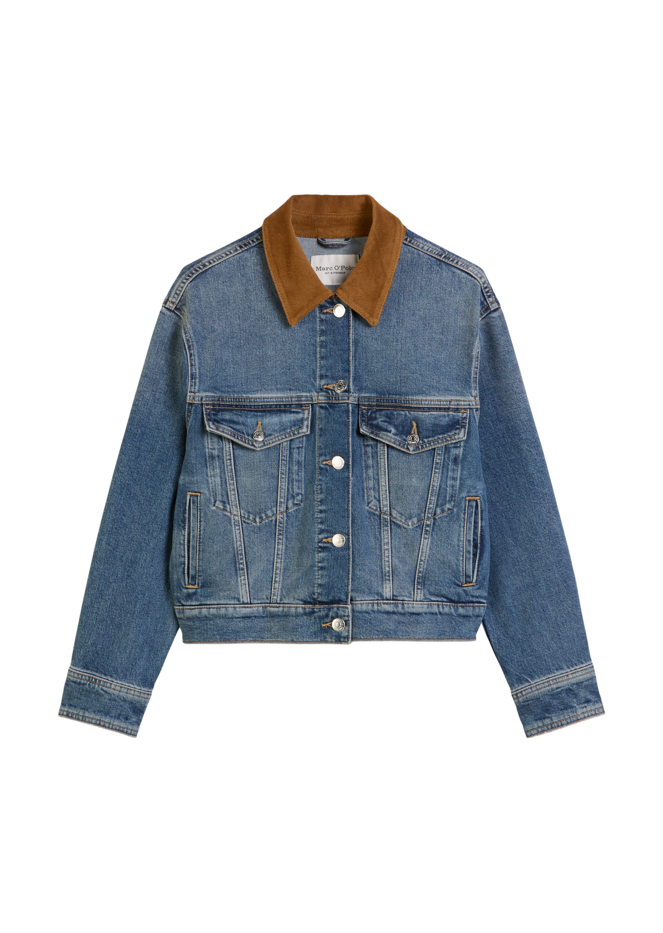 Marc O'Polo Jeansjacke in Blau: Vorderseite