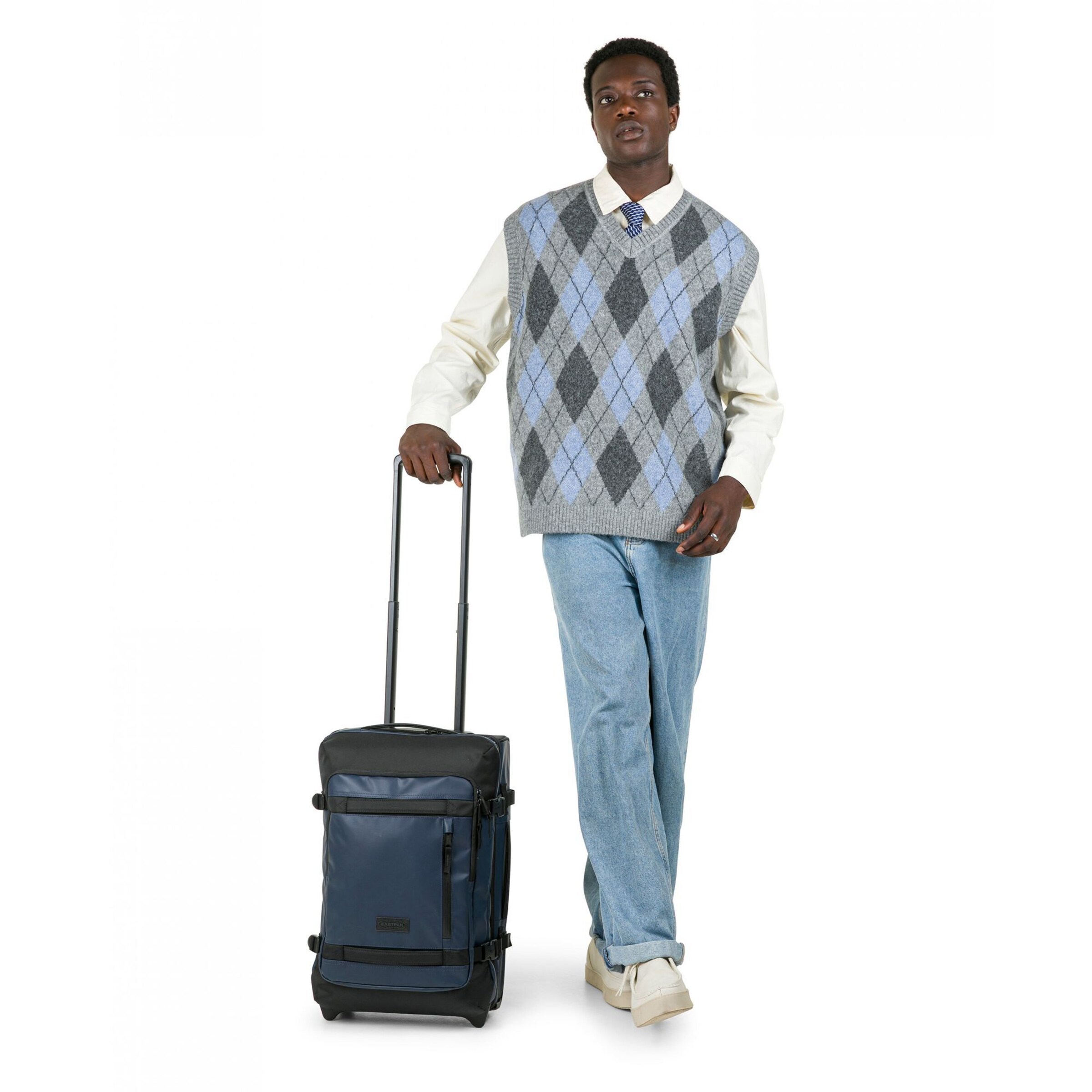 EASTPAK Travel Bag 'Tranverz' in Blue