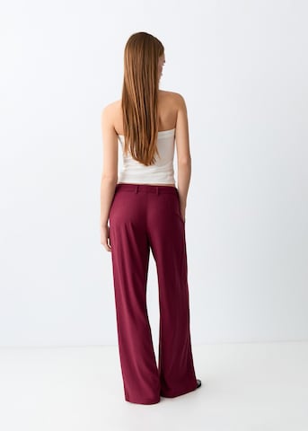 MANGO TEEN Wide leg Pants 'Mourap' in Red