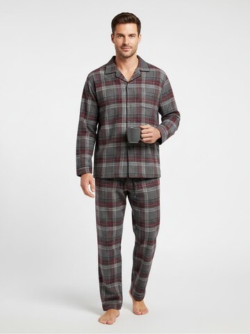 La V Pajamas long in Grey