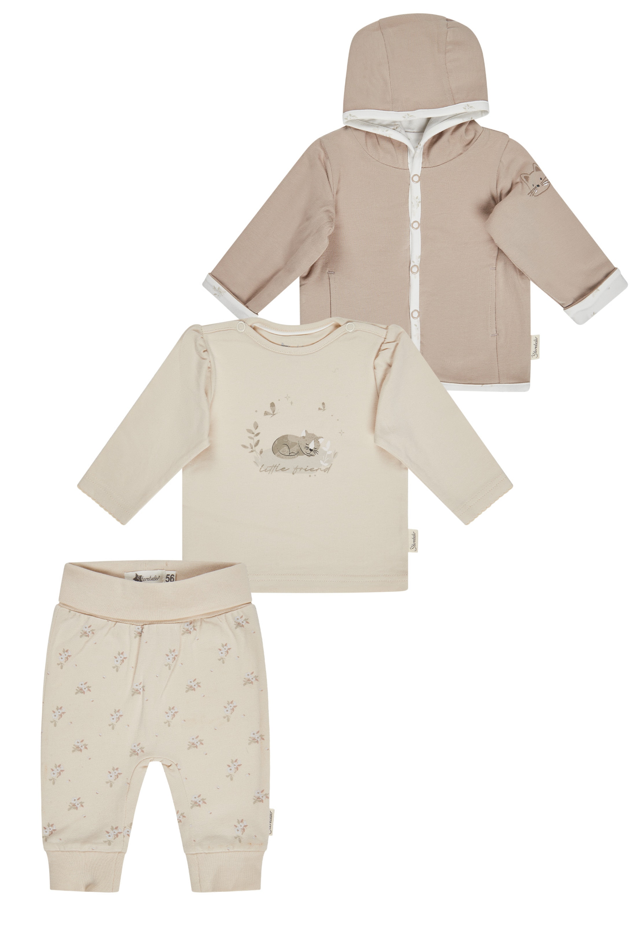 STERNTALER Set in Beige: Vorderseite