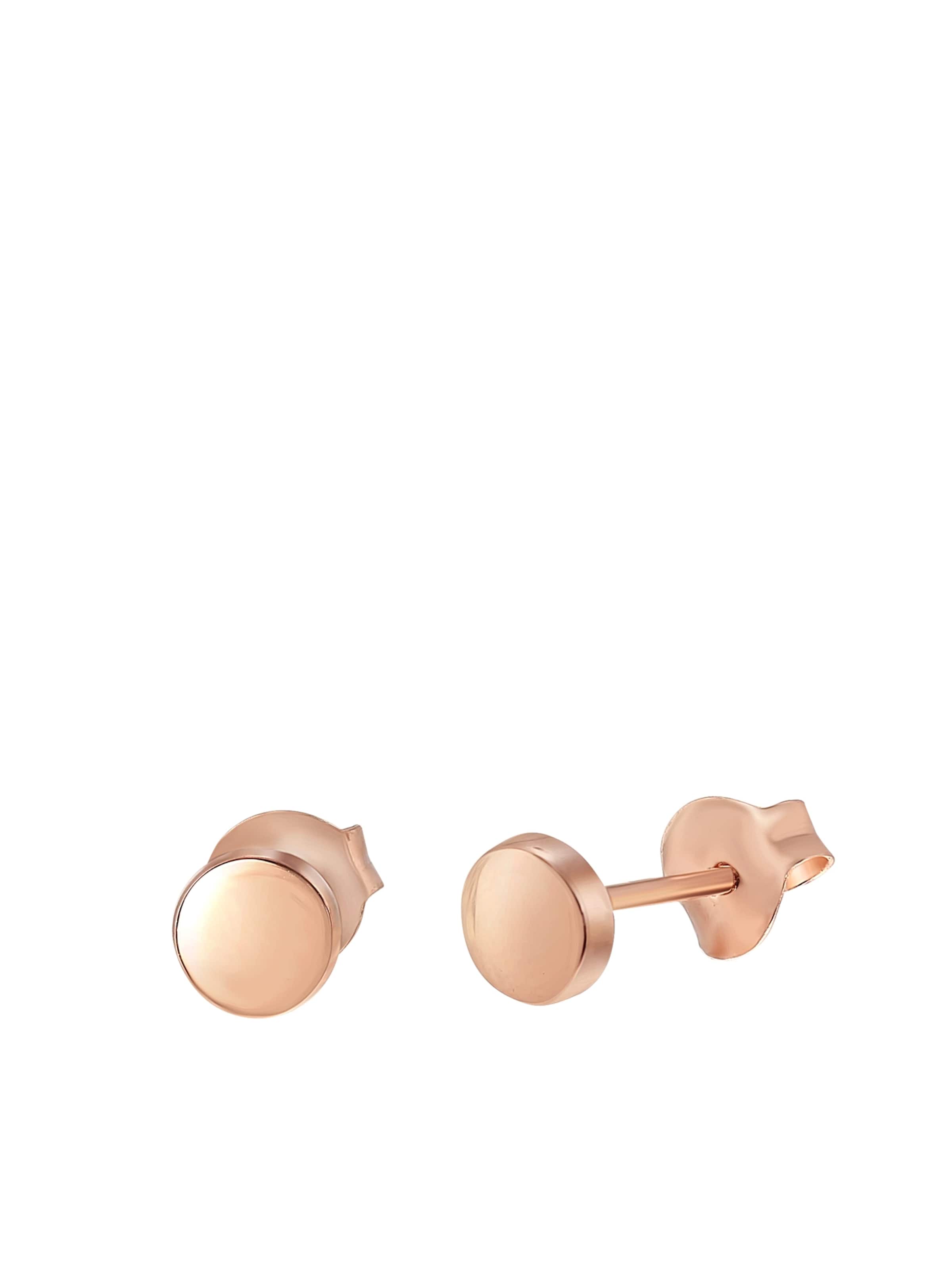 Lucardi Earrings in Gold: front