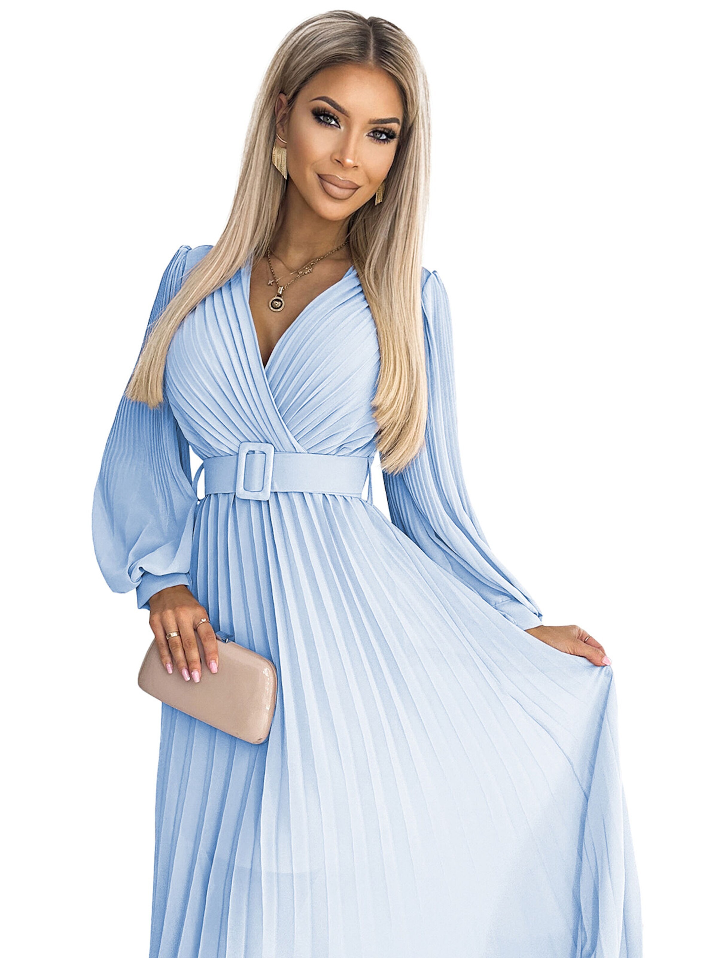 Numoco Kleid 'Klara'‌‌‌‌‌‌‌‌‌ in Blau