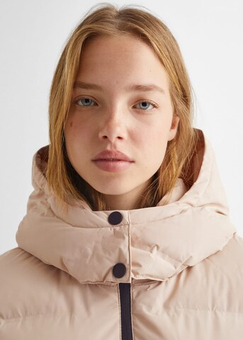 MANGO TEEN Winter Jacket 'LINA' in Beige