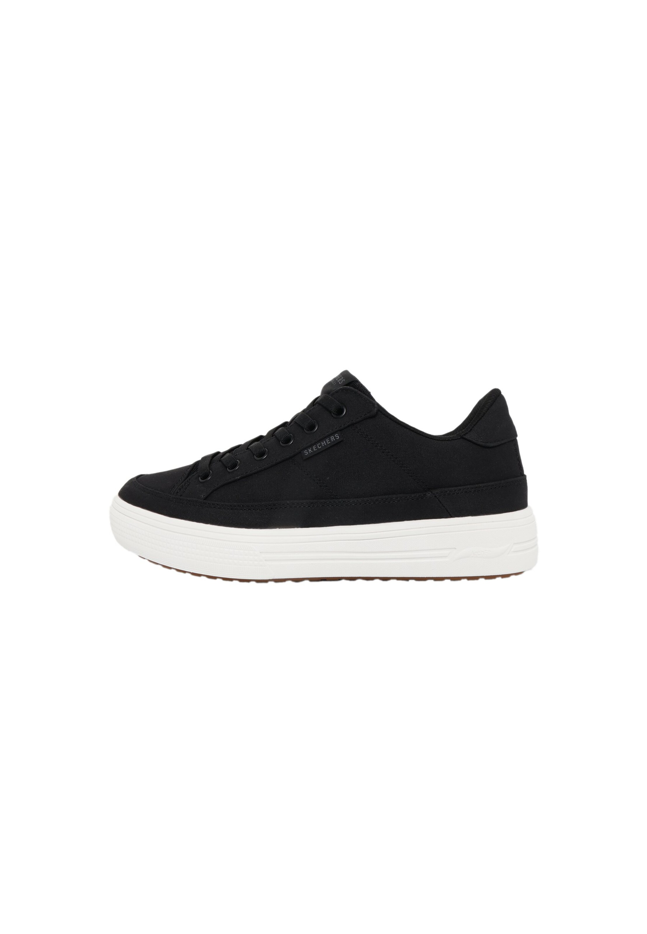 SKECHERS Madalad ketsid 'ARCH FIT ARCADE - MEET YA THE', värv must: eest vaates