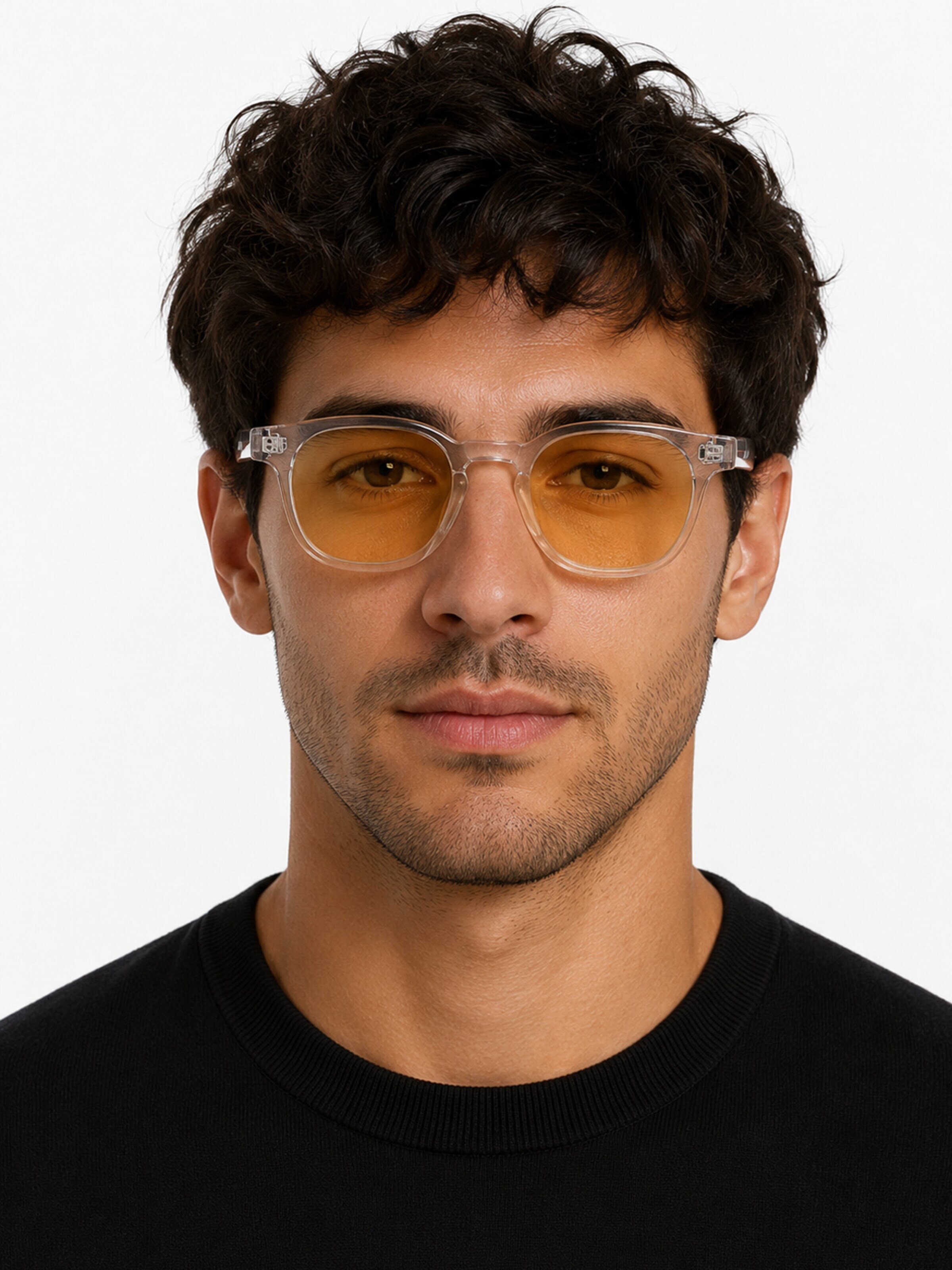 VEYREY Zonnebril 'Nerd Sonnenbrillen Aiyou' in Geel
