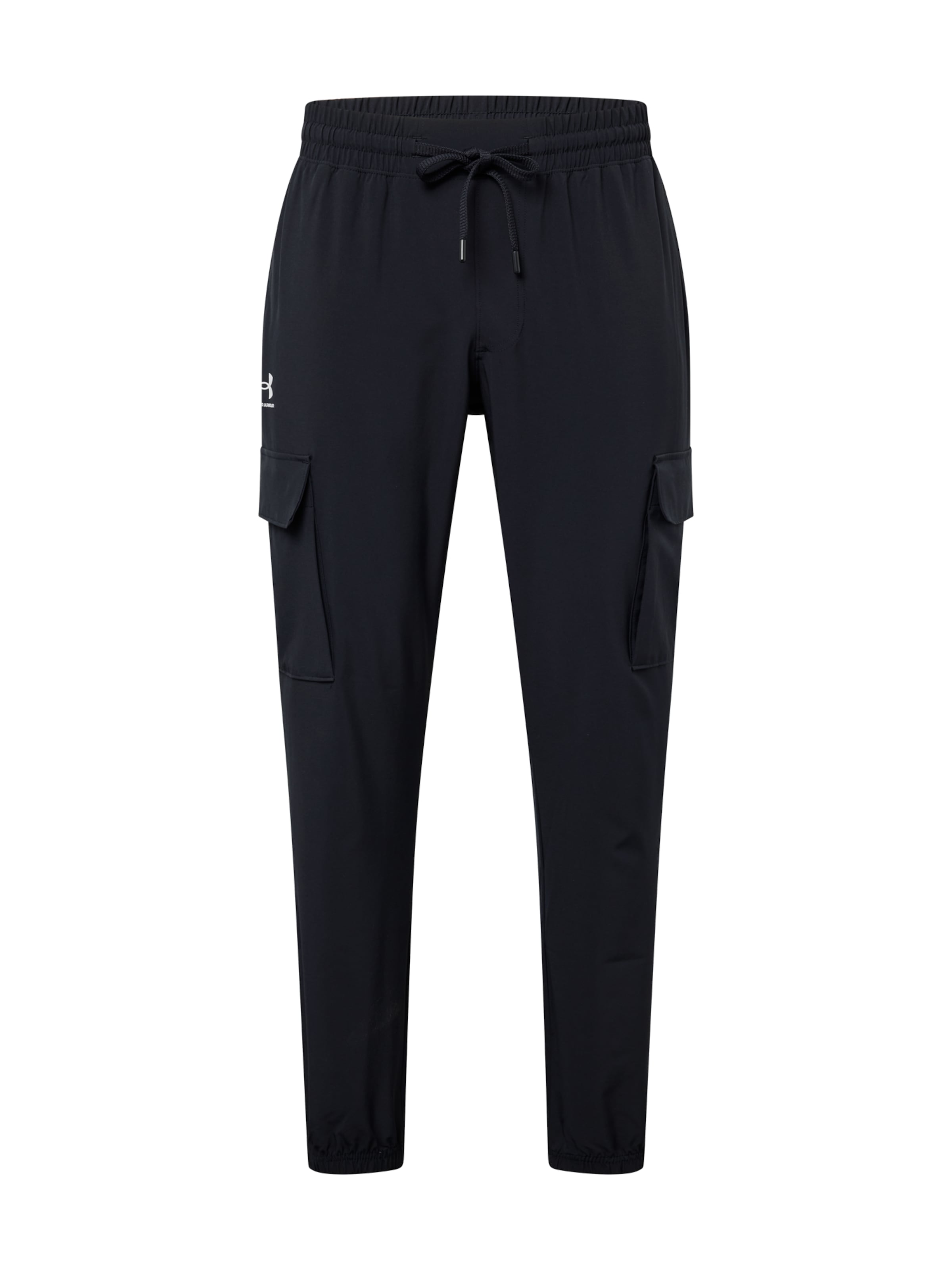 UNDER ARMOUR Sporta bikses &#x27;Vibe&#x27;, krāsa - melns / balts, Preces skats