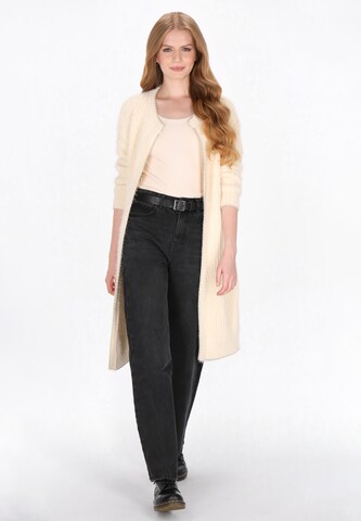 DreiMaster Vintage Strickmantel in Weiß