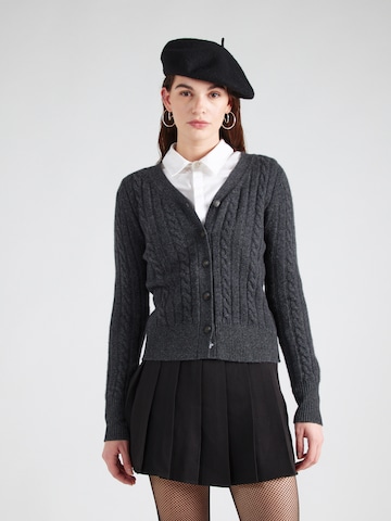 Pure Cashmere NYC Cardigan 'CLASSIC' i grå: forside