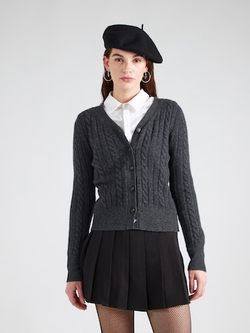 Cardigan 'CLASSIC' Pure Cashmere NYC en gris : devant