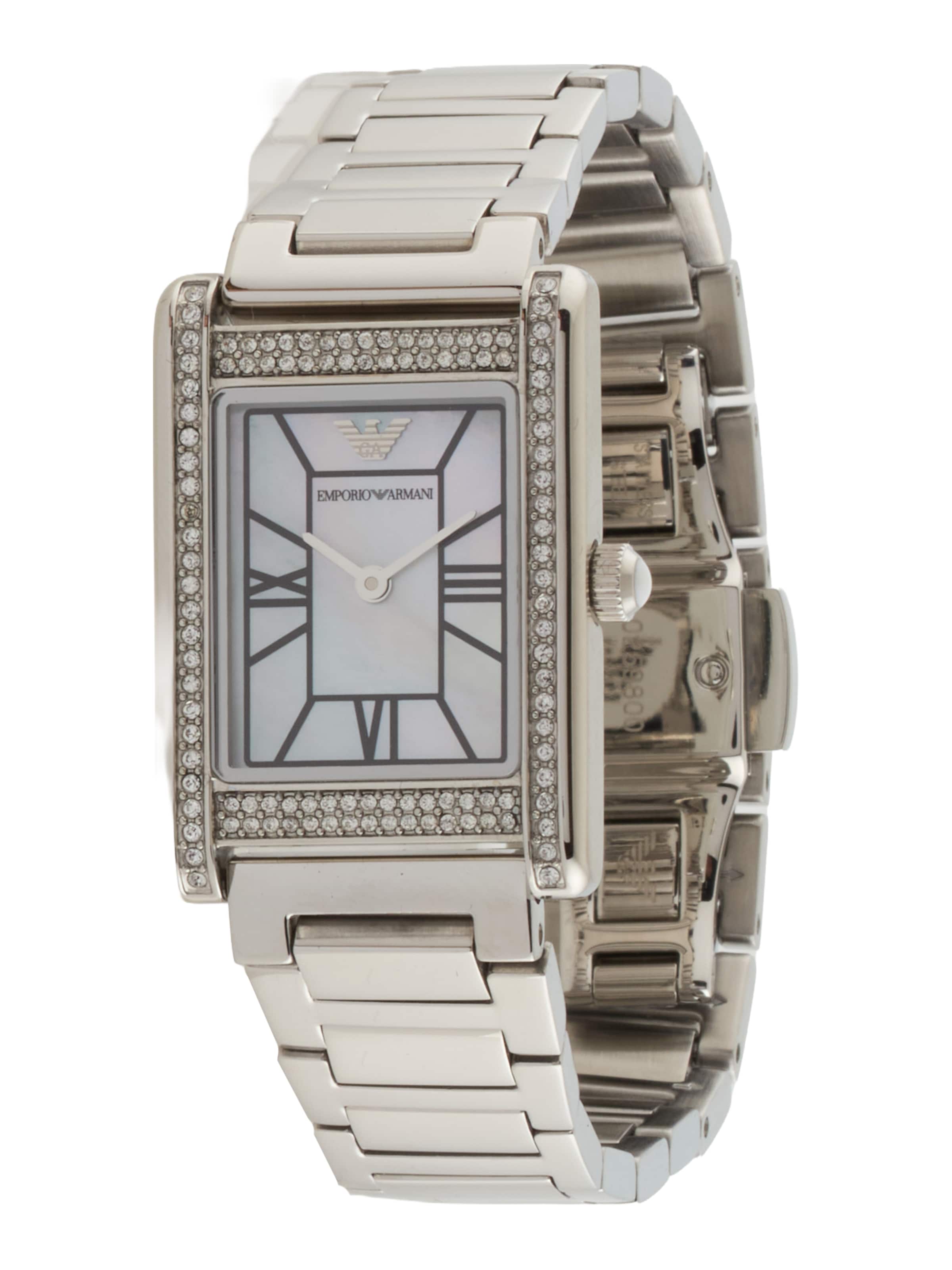 Emporio Armani Analoog horloge in Zilver: voorkant