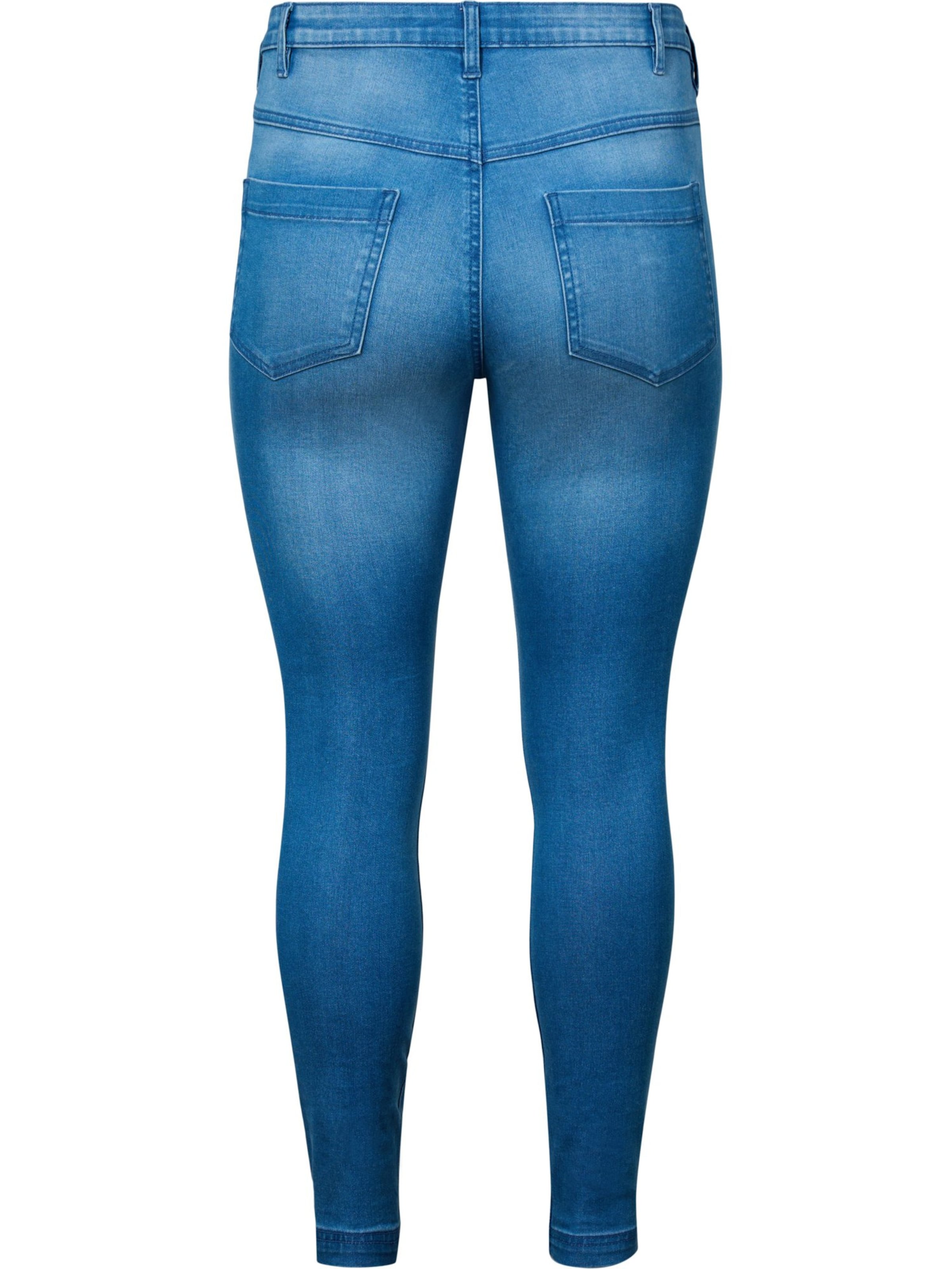 Zizzi Скинни Джинсы 'Amy' в Синий