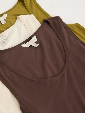 love & roses Top in Beige