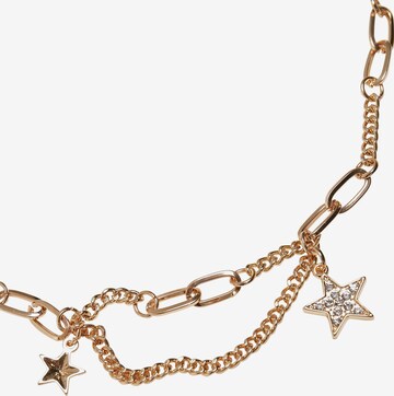 Urban Classics Necklace 'Crystal Stars' in Gold