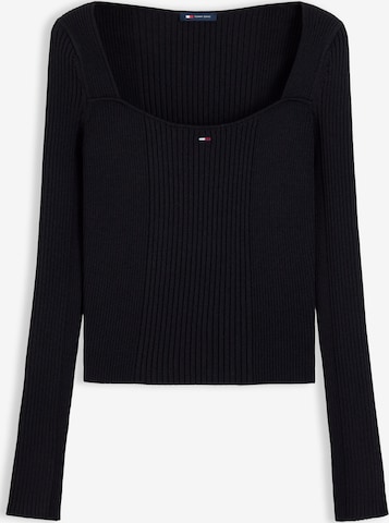 Tommy Jeans Sweter w kolorze czarny: przód