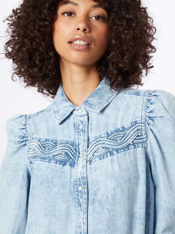 Chemisier River Island en bleu