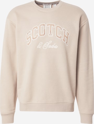 SCOTCH & SODA Mikina – béžová: přední strana