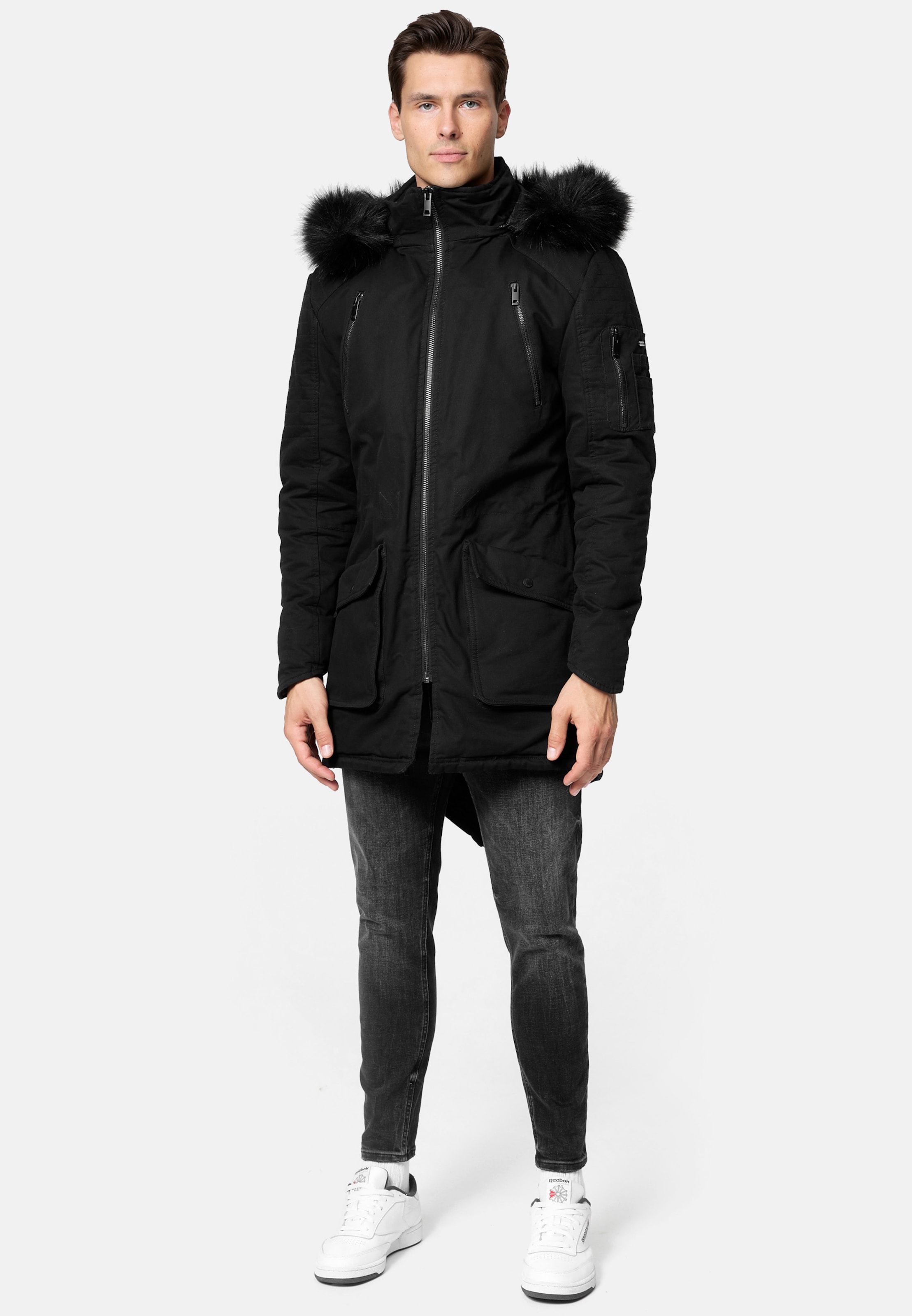 trueprodigy Between-Seasons Parka 'Harvey' in Black | ABOUT YOU