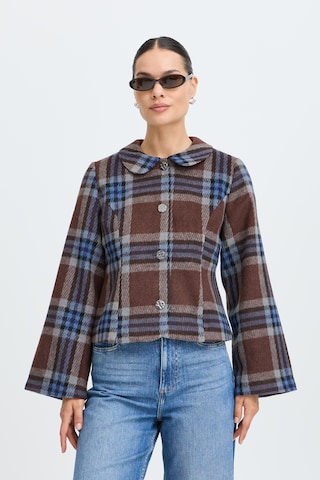 b.young Between-season jacket in Brown: front